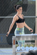 EXKLUSIV - Adriana Lima hält sich fit bei der Arbeit in Miami 