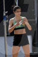 EXKLUSIV - Adriana Lima hält sich fit bei der Arbeit in Miami 