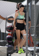 EXKLUSIV - Adriana Lima hält sich fit bei der Arbeit in Miami 