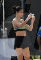 EXKLUSIV - Adriana Lima hält sich fit bei der Arbeit in Miami 