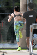EXKLUSIV - Adriana Lima hält sich fit bei der Arbeit in Miami 