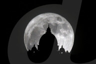 Supermoon over Rome, Italy - 14 Nov 2016