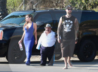PEOPLE - Ein ungleiches Paar: Chuy Bravo und Yentiza Munoz für '138 Water' am Beach von Malibu