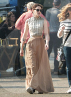 EXKLUSIV - Kristen Stewart bei Dreharbeiten zu 'Lizzie' 