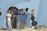 PEOPLE - Gigi Hadid bei der Arbeit am Beach von Malibu