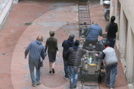 EXKLUSIV - Charlotte Rampling bei Dreharbeiten in Rom