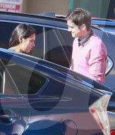 EXKLUSIV - Die hochschwangere Mila Kunis mit Ashton Kutcher und Wyatt in Studio City unterwegs