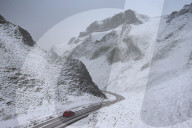 NEWS - England: Wintereinbruch in Derbyshire
