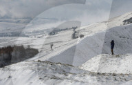 NEWS - England: Wintereinbruch in Derbyshire