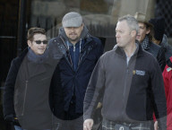 PEOPLE - Leonardo Di Caprio das Schloss in Edinburgh 