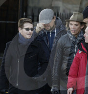 PEOPLE - Leonardo Di Caprio das Schloss in Edinburgh 