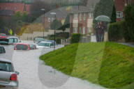 NEWS - England: Überschwemmungen nach heftigen Regenfällen in Bristol 