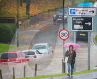 NEWS - England: Überschwemmungen nach heftigen Regenfällen in Bristol 