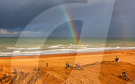 FEATURE - Töffrennen: Red Bull Knock Out am Strand von Scheveningen