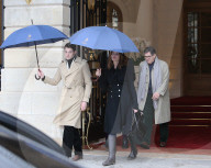 EXKLUSIV - Stephanie Seymour mit Peter Brant in Paris
