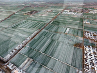 FEATURE - China: Erster Schnee in Liaocheng 