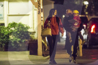 EXKLUSIV - Brünette: Kylie Jenner mit neuer Haarfarbe mit Tyga und Klein Cairo unterwegs