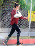 PEOPLE - Lea Michele nimmt sich das Z'Mittag to go