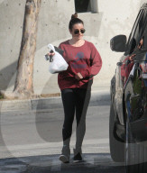 PEOPLE - Lea Michele nimmt sich das Z'Mittag to go