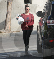 PEOPLE - Lea Michele nimmt sich das Z'Mittag to go