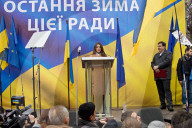 NEWS -  Ukraine: Michail Saakaschwili hält eine Rede in Kiew