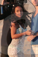 EXKLUSIV - Karrueche Tran und Kristos Andrews: Romantisches Fotoshooting am Strand