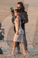 EXKLUSIV - Karrueche Tran und Kristos Andrews: Romantisches Fotoshooting am Strand