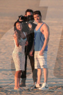 EXKLUSIV - Karrueche Tran und Kristos Andrews: Romantisches Fotoshooting am Strand