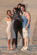 EXKLUSIV - Karrueche Tran und Kristos Andrews: Romantisches Fotoshooting am Strand