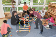 PEOPLE - Birgit Schrowange besucht kranke Kinder in Tannheim