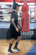EXKLUSIV - Justin Bieber sportlich im Boxclub
