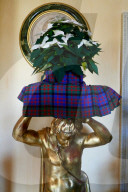 FEATURE - Weihnachtsdekoration im Hinton Ampner Haus in Hampshire