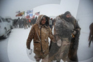 NEWS - USA: Demonstranten trotzen der Kälte am Standing Rock