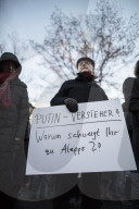 NEWS -  Berlin: Proteste gegen die russische Intervention in Syrien