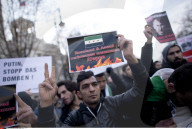 NEWS -  Berlin: Proteste gegen die russische Intervention in Syrien