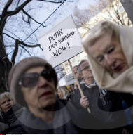 NEWS -  Berlin: Proteste gegen die russische Intervention in Syrien