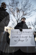 NEWS -  Berlin: Proteste gegen die russische Intervention in Syrien