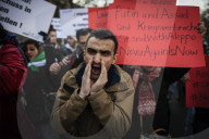NEWS -  Berlin: Proteste gegen die russische Intervention in Syrien