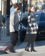 PEOPLE - Hochschwangere Natalie Portman mit Ehemann Benjamin Millepied unterwegs zum in LA
