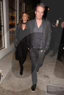 PEOPLE - Cindy Crawford und Rande Gerber nachts in West Hollywood unterwegs