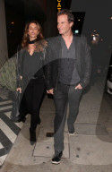PEOPLE - Cindy Crawford und Rande Gerber nachts in West Hollywood unterwegs