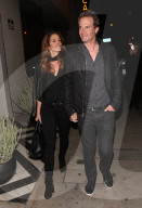PEOPLE - Cindy Crawford und Rande Gerber nachts in West Hollywood unterwegs