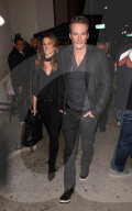PEOPLE - Cindy Crawford und Rande Gerber nachts in West Hollywood unterwegs