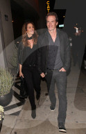PEOPLE - Cindy Crawford und Rande Gerber nachts in West Hollywood unterwegs