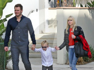 EXKLUSIV - Chris Pratt und Anna Faris mit Jack in West Hollywood unterwegs