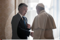 NEWS - Vatikan: Friedensnobelpreisträger Calderon besucht Papst 