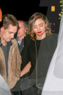 PEOPLE - Miranda Kerr und Evan Spiegel verlassen das Giorgio Baldi
