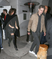 PEOPLE - Miranda Kerr und Evan Spiegel verlassen das Giorgio Baldi