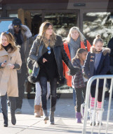 EXKLUSIV - Heidi Klum und die Kinder in Aspen unterwegs