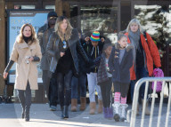 EXKLUSIV - Heidi Klum und die Kinder in Aspen unterwegs